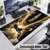 Custom Name Text Mouse Pad Cristiano Ronaldo Personalized Desk Pad For Work And Gaming