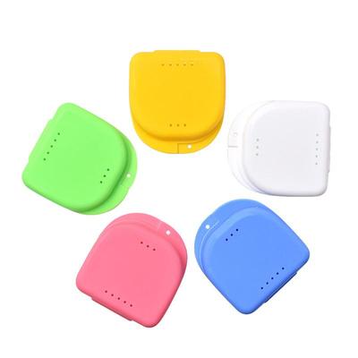 Dental  Denture Box Orthodontic Retainer  Case Teeth Container False Teeth Dentist Tools Case Plastic
