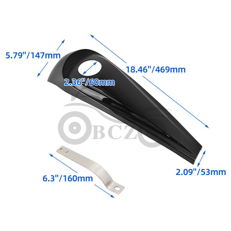 Harley Big/Street Glide 08-16 Dekorative Abdeckung und Kappe für den Kraftstofftank