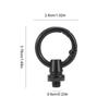Camping Light Hanging Ring 1/4 Inch Thread Ring Shaped Lamp Hanger with Large Opening for Outdoor Tent Picnic