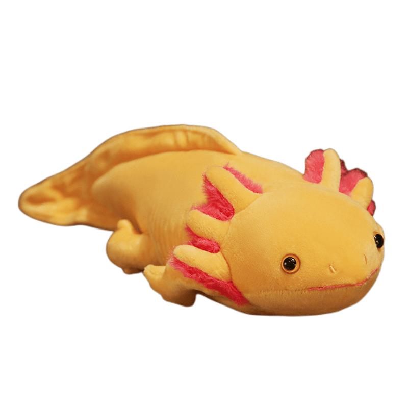 Big Size Kawaii Colorful Axolotl Plush Toy Stuffed Ambystoma Simulation Salamander Fish Appease Pillow Creative Cushion Gift
