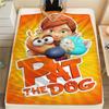 1PC  Pat the Dog Blanket, High Quality Comfortable for All Seasons, Home Decor, Warmth and Comfort