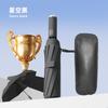 Fully automatic folding weather and rain umbrella three-fold umbrella strong large double thickened sunshade advertising umbrella print logo