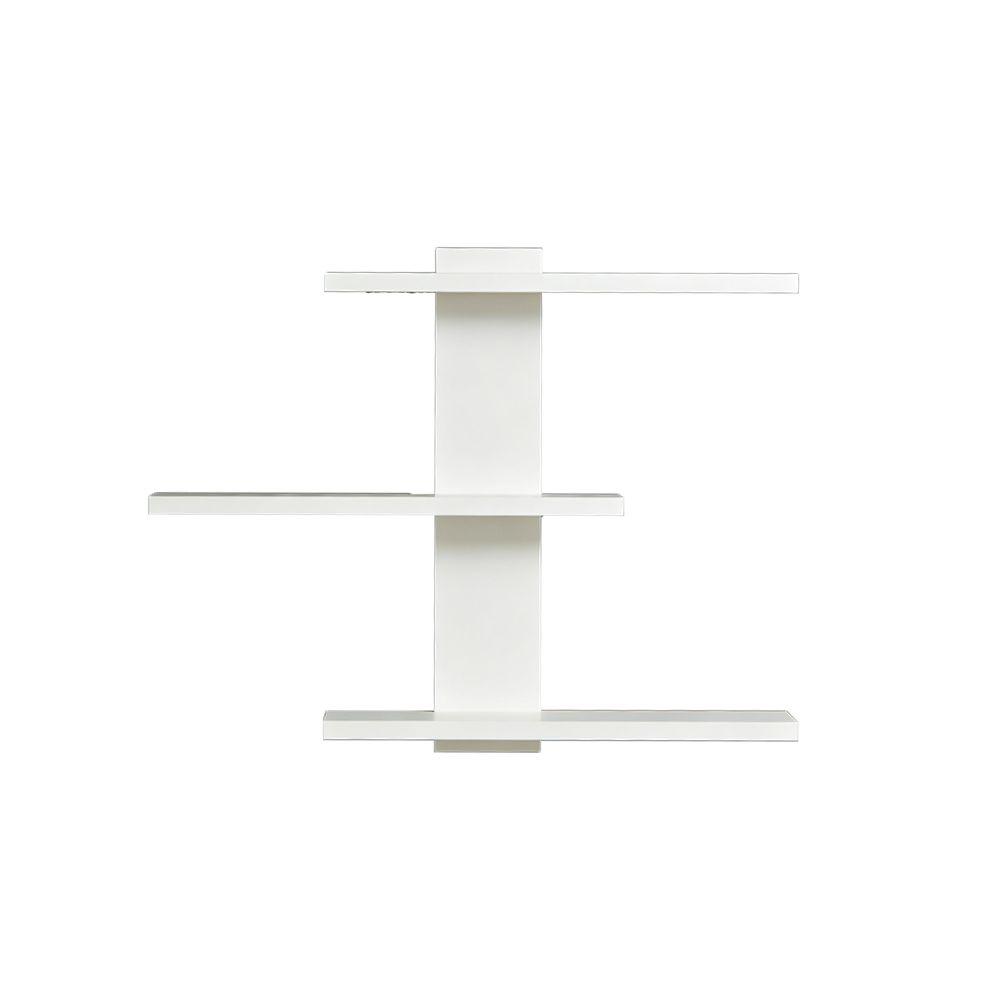 Detachable Wall Mounted Storage Rack Bathroom Floating Wall Bracket For Home белый