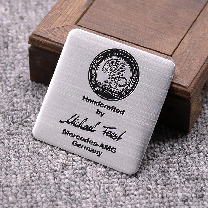 GLC GLB Designer Signature Nameplate Sticker Engine Label Car Sticker For Mercedes Benz AMG GLE GLS CLS GLC CLA GLA GLK C197 R2