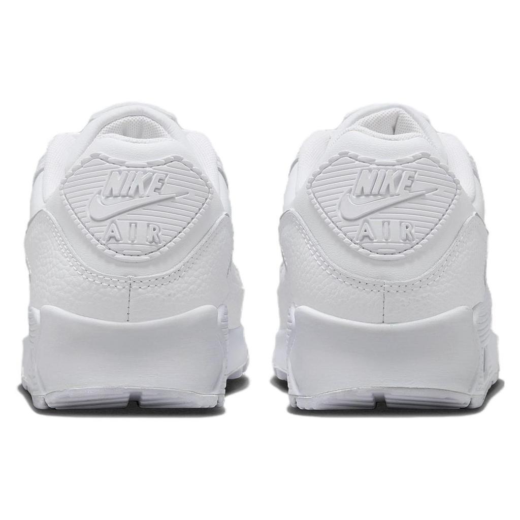 Nike Air Max 90 White Metallic Silver Women Sneakers Blue-Joy FV0949-100