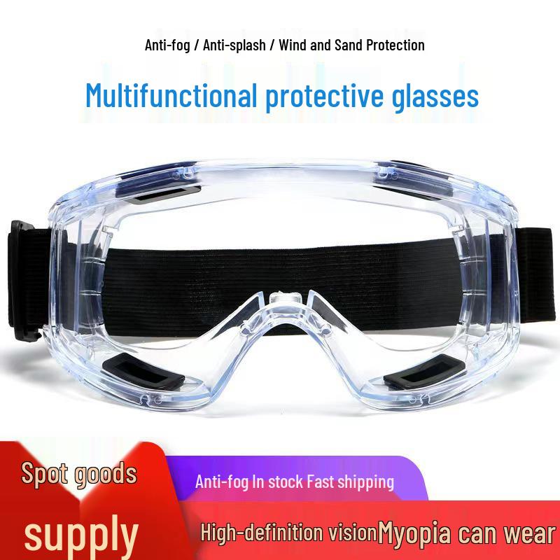 Anti-Fog Windproof Cycling Goggles for Men & Women - Sandproof, Dustproof, Protective Glasses for Industrial and Laboratory Use