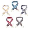 Purse Strap Replacement Crossbody Shoulder Bag Strap Guitar Style Multicolor Canvas Adjustable Handbag Laptop with Buckles