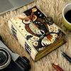 Handmade Leather Owl Journal with Lock – Vintage Refillable Diary, Gift for Writers