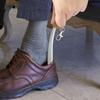 1PC Portable Keychain Shoe Horn,Stainless Steel Foldable Shoehorn for Home Travel,Stylish Design with Sturdy Metal Build