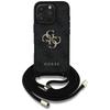 Etui Guess 4G Big Logo Cord Stap         Crossbody Do Iphone 16 Pro Czarny
