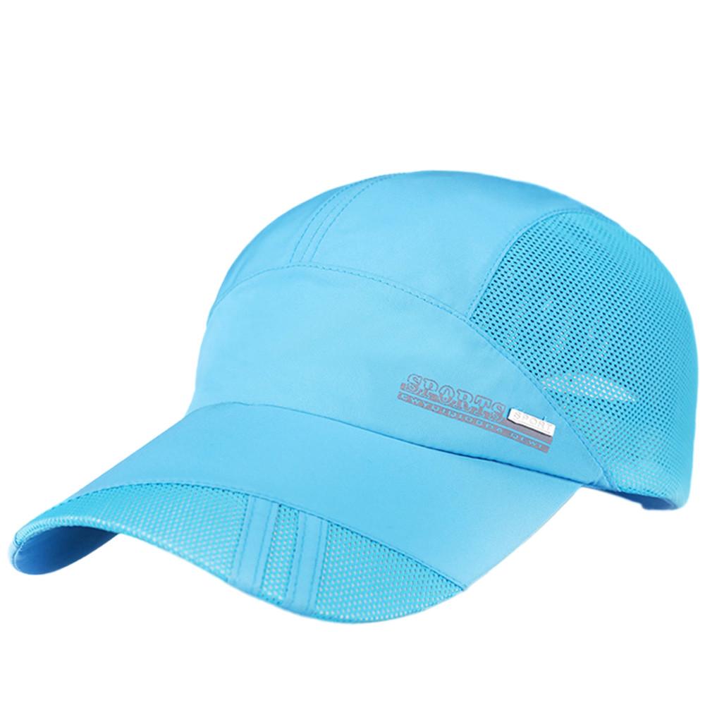 Adult  Mesh Hat Quick-Dry  Sun Hat Outdoor Sunscreen Baseball Cap 