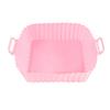 Air Fryer Liners Silicone Baking Tray Reusable Air-fryer Basket Air Fryer Cooking Mat Non-stick Pizza Pan Oven Kitchen Accessories