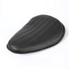 Motorcycle Roll Leather Vertical Grain Pattern Solo Seat With Bracket For Universal Motorcycle