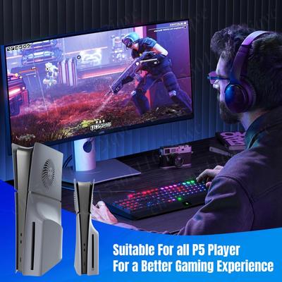 Placa de Repuesto Edición Limitada Gris 30 Aniversario para Consola PS5 Slim Edición Disco/Digital Placas Laterales de ABS