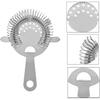 2 Pack of Cocktail Strainer Stainless Steel Bar Cocktail Strainer Filtering Tool for Bar Restaurant Home