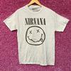 Nirvana Nevermind Gray Grunge Tshrit Size Medium