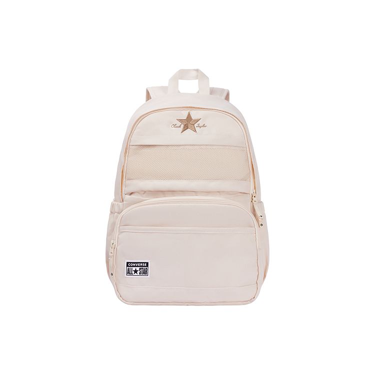 

Converse Versatile Large Capacity Polyester Backpack Unisex Backpack Cream CV2433001PS-001 Cream Frost,M
