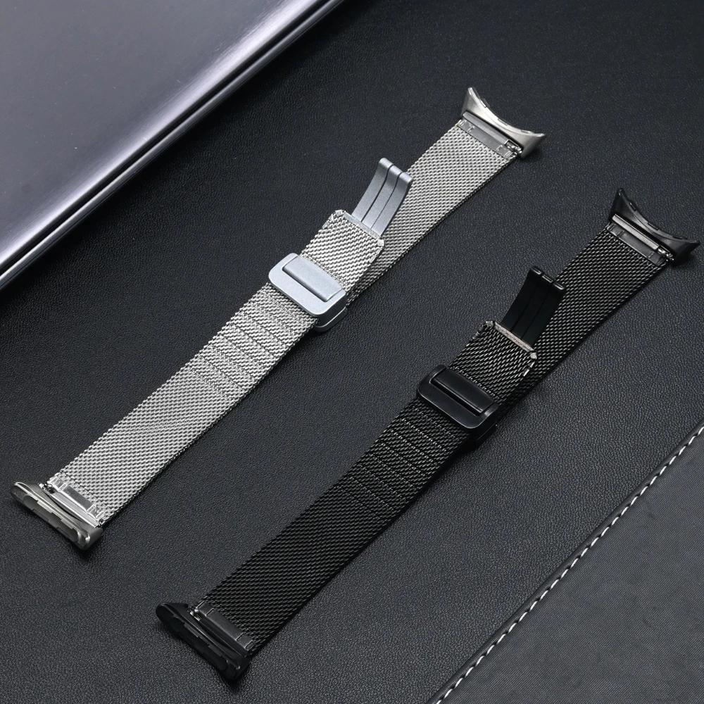Magnetic Buckle Strap for Google Pixel Watch 3 45mm Milanese Men Bracelet Replaced Accessories for Pixel 3/2/1 41mm Unisex Band