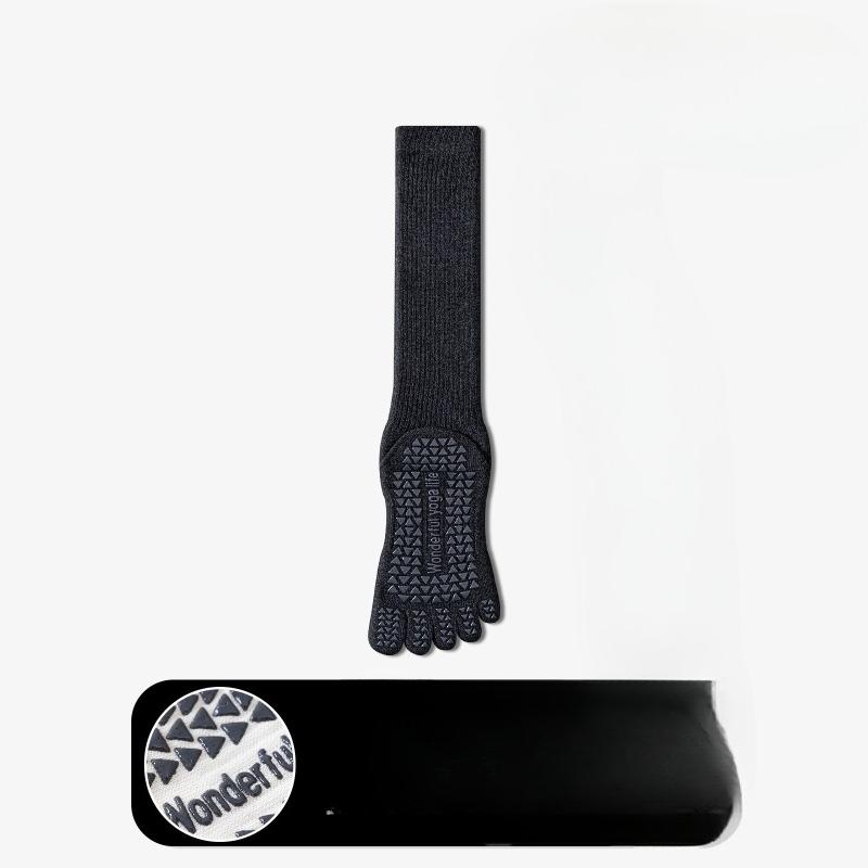Yoga Five-finger Socks Children Autumn-winter Fitness Exercise Aerobics Dance Indoor Pilates Winter Stockings