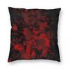 Blood Spatter Square Pillowcase Polyester Linen Velvet Printed Zip Decor Pillow Case Bed Cushion Cover