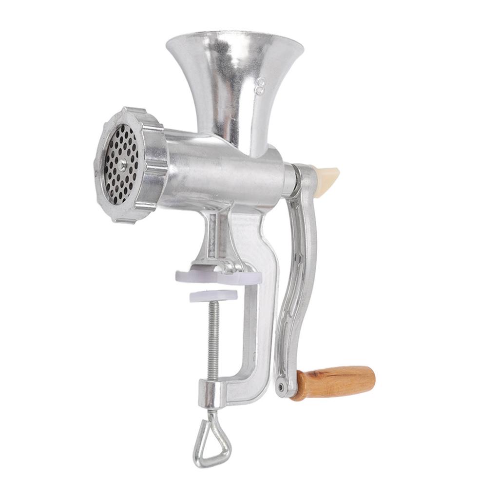 Meat Grinder Aluminum Alloy Long Handle Incisive Cutting Sausage Making Mincer for Cooking