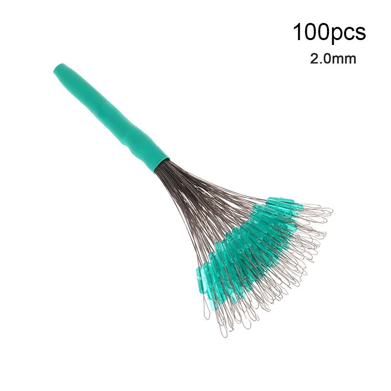 100Pcs S/Ss/Sss/M/L/Ll Anti-Wrapped Beans Float Fishing Bobber Silicone Stopper Space Bean Connector Fishing Line Tackle