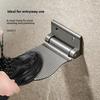 Foldable Bathroom Pedals Aluminum Zinc Zinc Alloy Bathroom Footrest Space Saving Shaving Leg Aid  Elderly