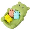 Floating Animal Bath Toys Baby Bathtub Hippos Seals Otters Easy-Grip Colorful Bathtime Fun Interactive Water Activity Toys for Kids