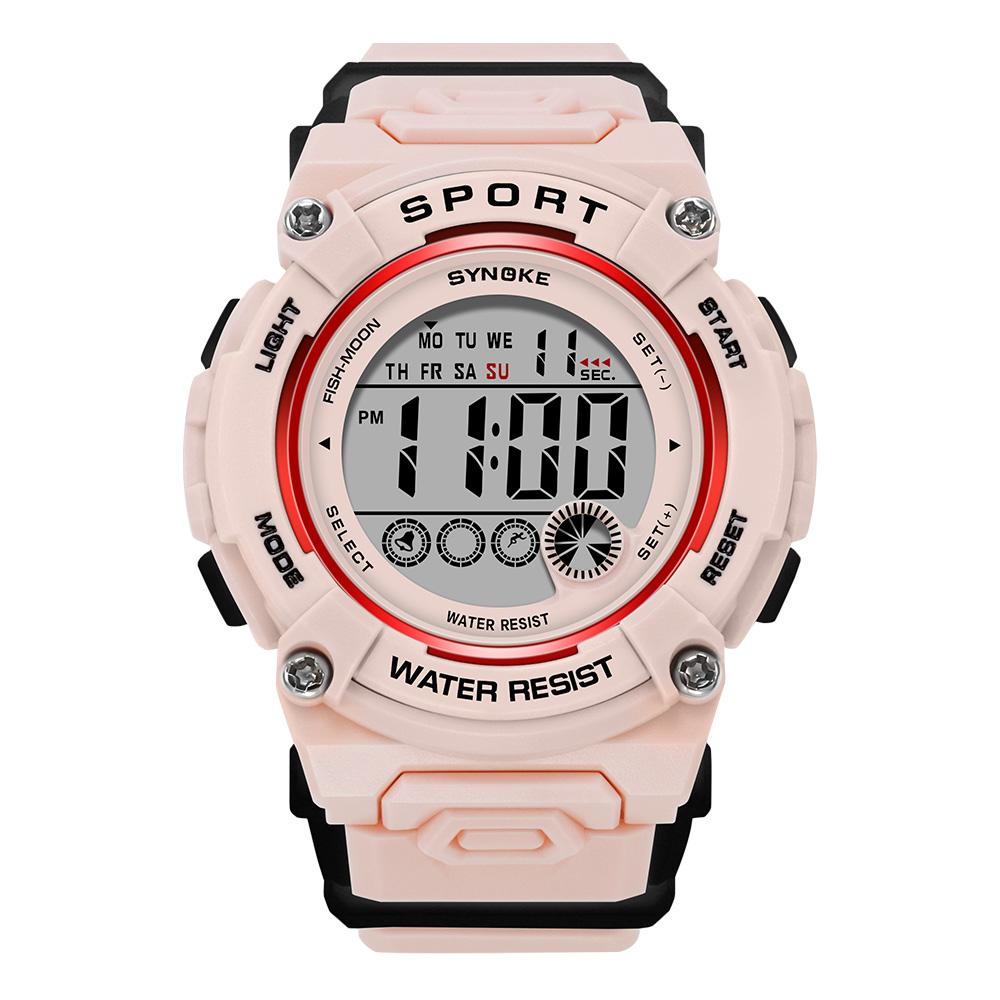 Schüleruhr Damenuhren Mädchen 50M Wasserdichte Uhr Multifunktionale Leuchtende Mädchen Jungen Uhr