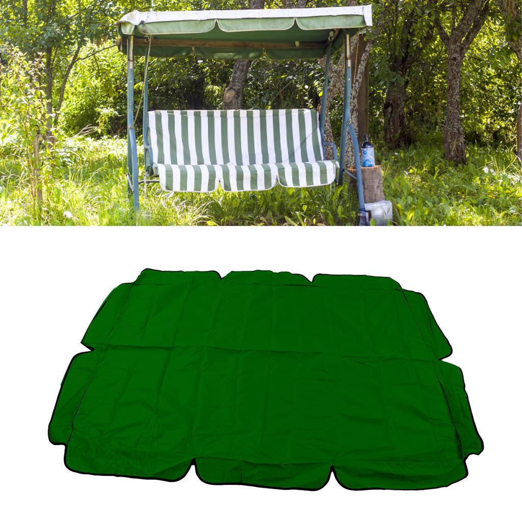 Waterproof Outdoor Swing Canopy Replacement 420D Silver Coated Oxford Fabric Swing Chair Canopy for Outdoor Garden Patio