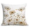 New Floral Pillowcase Gold Printed Home Living Room Sofa Cushion Pillowcase