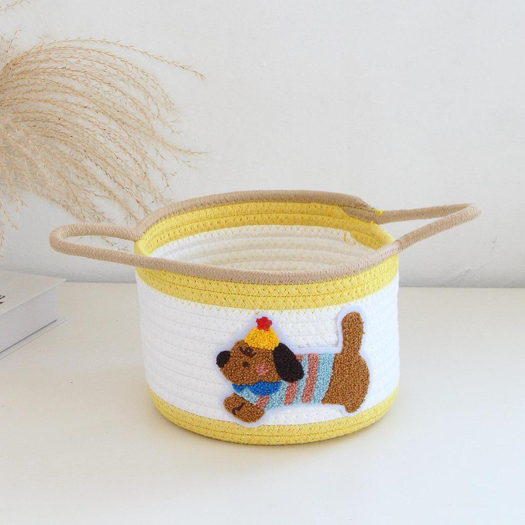 In-Style Handmade Woven Storage Basket for Office and Home