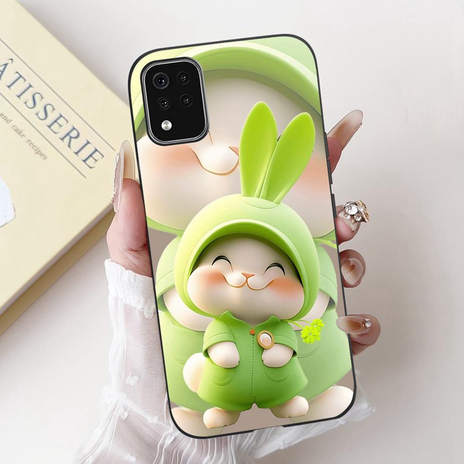 For LG K42 K52 K62 K62+ New Fashion Dusk Beach Painting Phone Case For LG K62 Plus K42 K52 (Brazil) Black Silicone Soft Case