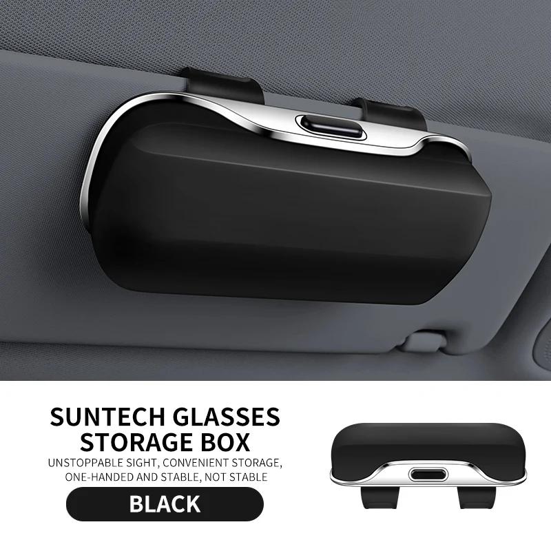 Exclusif Pour Jeep Grand Cherokee Wrangler Compass Renegade Patriot Porte-lunettes de soleil Clip sur pare-soleil Étui à lunettes en ABS