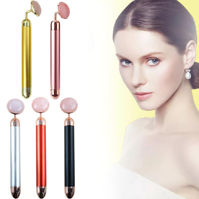 Jade Massager Electric Face Hand Eye Neck Body Anti Ageing Therapy Beauty Device
