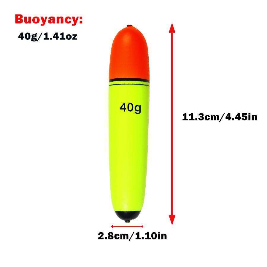 Long Fishing Float River Float 10g-120g EVA Floats Sea Fish Floater Bait For Sea Fishing Carp Fishing Tackle Accessories