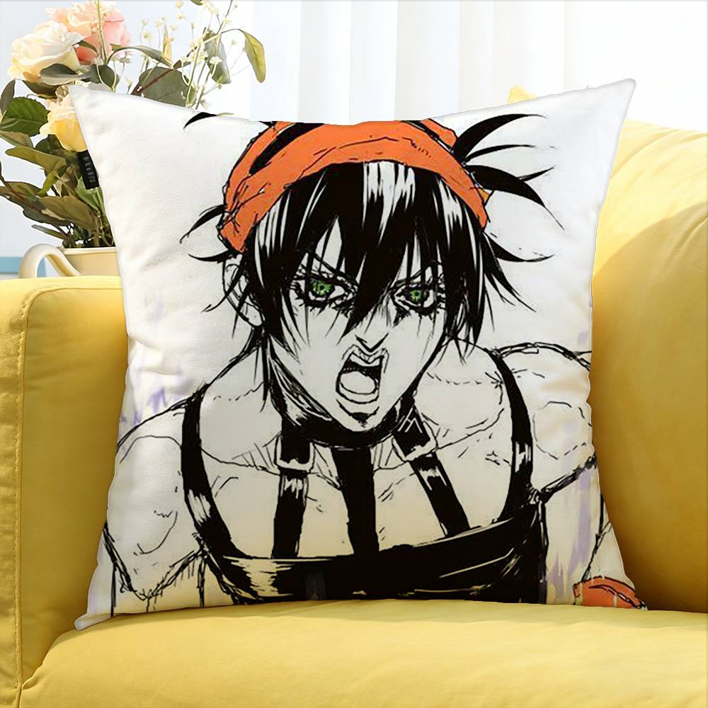 Narancia Ghirga  Various Sizes Square Pillow Case For Car Home Bedchamber Decor