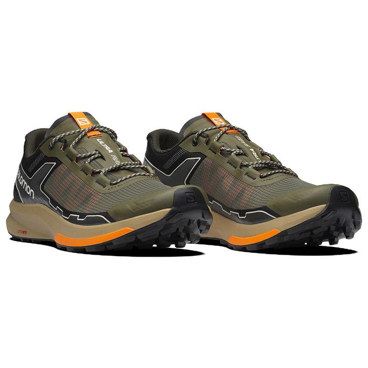 Salomon Ultra Raid Low Comfortable Durable Outdoor Functional Shoes Unisex Shoes Black Green 416605