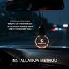 Car LED Acrylic Pendant Glowing Decor Rear View Mirror Accessories For BMW Performance M E87 E30 E46 E28 F35 G20 E93 F20 X3 X
