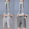 Summer Mens Lightweight Breathable Trousers With Elastic Waist For Casual Wear