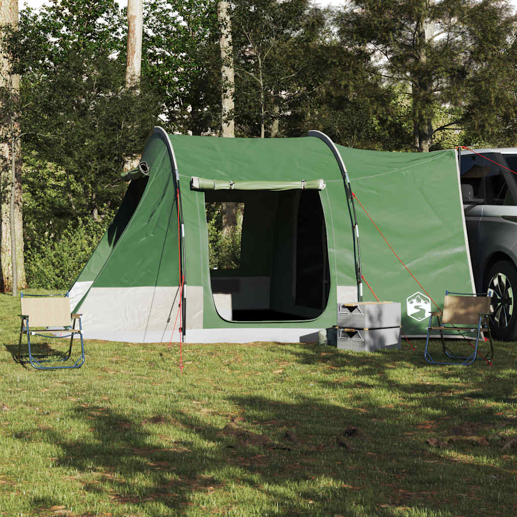 Vidaxl Tienda de Coche, 2 Personas, Verde, Impermeable