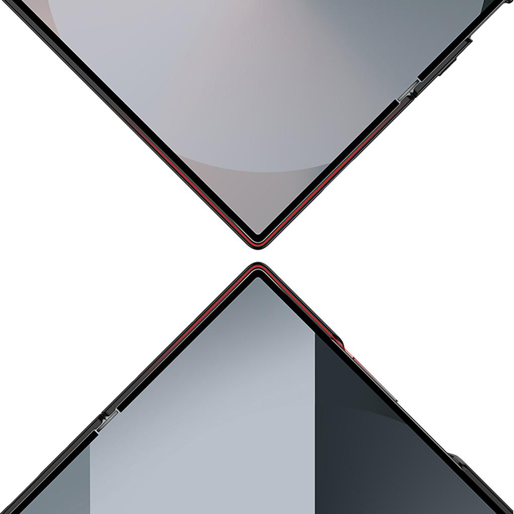 GKK Etui na Samsung Galaxy Z Fold6 5G z folią na ekran i podpórką, ultracienkie PC etui na telefon