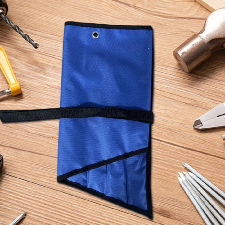 Organized Tool Pouch Reinforced 600D Cloth Fabric For Long Lasting Durability Wrench Roll Organizer Bag