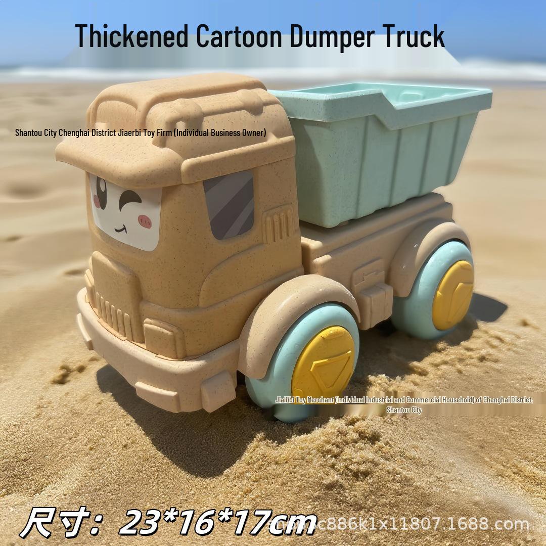 Children s Beach Bulldozer & Excavator Toy Set - Sand & Water Play Tools