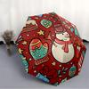 1pc Christmas Winter Wonderland Automatic Open/Close Umbrella, Compact Travel Umbrella, 8-Rib Sturdy Frame - Ideal Gift for Friends yy251118054