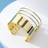 Wind Personality Exaggerated Large Area Smooth Surface Bracelet Bohemian Style Multi-layer Alloy Bracelet Women's Bracelet