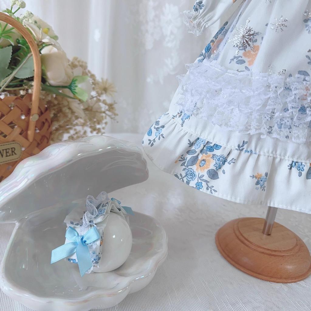 HAMRETHYPPZ 14 16 13 BJD Ball Jointed Doll Dress Doll Costume Doll Maid Clothes Ball Jointed Doll Dress Up White Princess Skirt, Maid Skirt, Cute