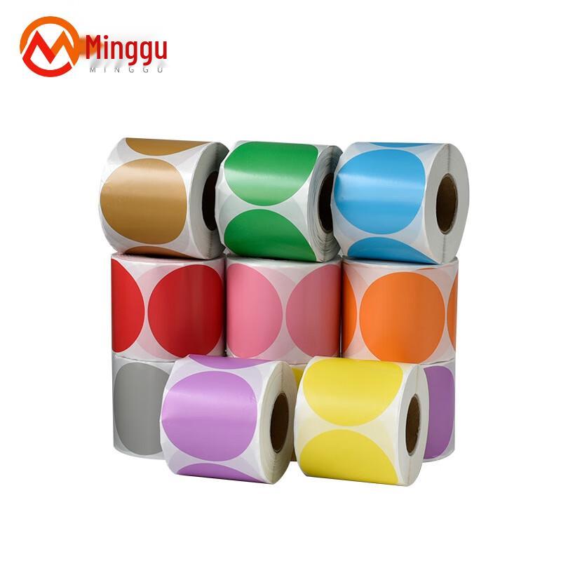 Minggu Three-Proof Round Thermal Labels