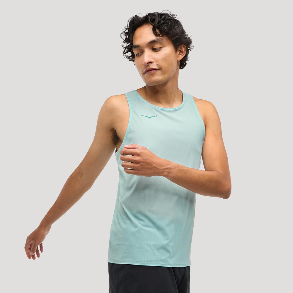 [hoka] Hoka Men's Aerolight Run Tank 1151070-DZY